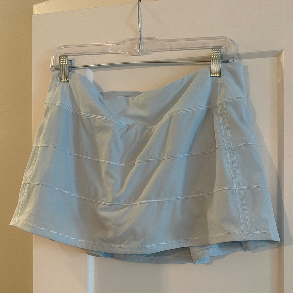 lululemon athletica Light Blue Tennis Skort